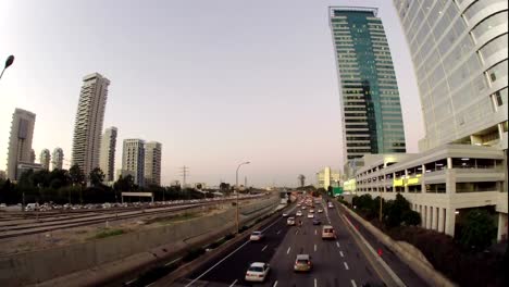 Highyway-city-time-lapse-twilight