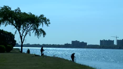 Man-fishing-on-Belle-Isle