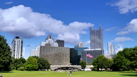 Pittsburgh-Stadt-Timelapse