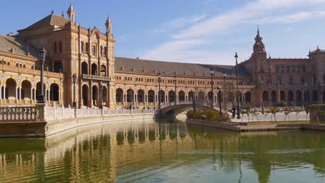 day-light-seville-plaza-de-espana-4k-spain