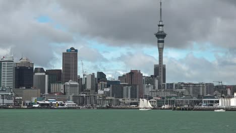 Skyline-von-Auckland,-Neuseeland