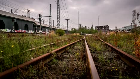 Hamburg-alten-Bahnhof-dolly-Schuss-dslr-Zeitraffer