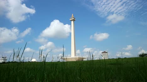 Blick-auf-Nationales-Denkmal-(Monas)-in-Jakarta