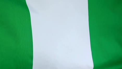Closeup-de-la-bandera-de-Nigeria
