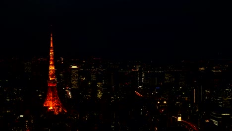 vídeo-timelapse-de-4-k-de-la-torre-de-Tokio