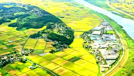 Aerial-view-of-Tokyo-on-the-plane