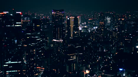 Cityscape-of-Tokyo-City,-Tokyo