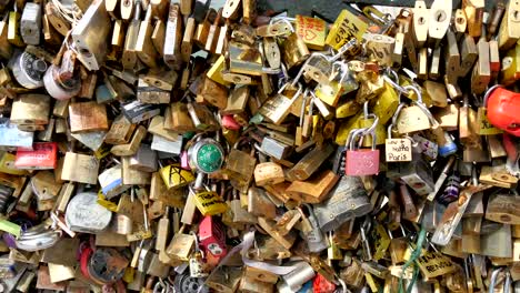 The-ever-famous-love-lock-bridge-in-Paris