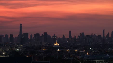 4k-time-lapse,-Sunrise-in-Bangkok,-Thailand