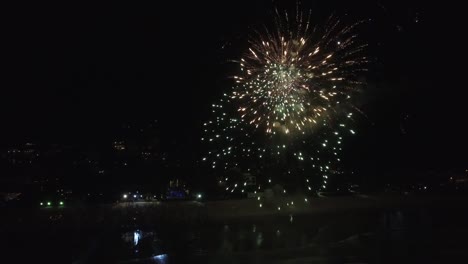 Flying-Around-Fireworks