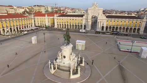 Aerial-View-of-Lisbon,-Portugal