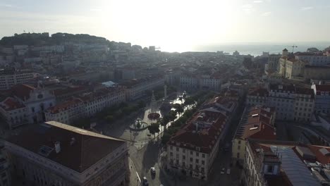 Aerial-View-of-Lisbon,-Portugal