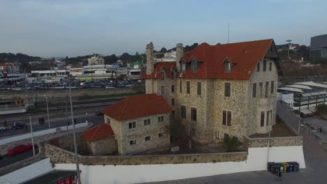 Vista-aérea-de-Cascais,-Portugal