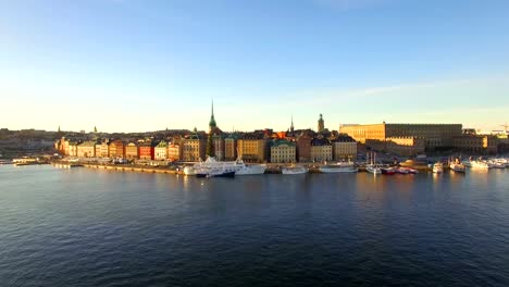 Aerial-view-of-Stockholm-City