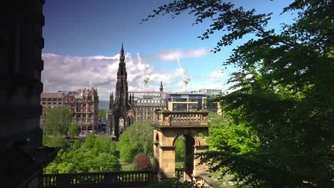 Panoramic-View-of-the-skyline-city-centre-of-Edinburgh-–-Scotland,