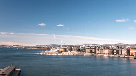 Lapso-de-tiempo-de-Noruega-Oslo-4K,-timelapse-del-skyline-de-ciudad-en-el-puerto