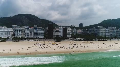 Copacabana-Drohne-Ansicht