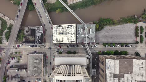 Aerial-of-Downtown-Houston,-Texas