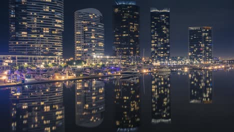 Timelapse-de-la-noche-de-Melbourne