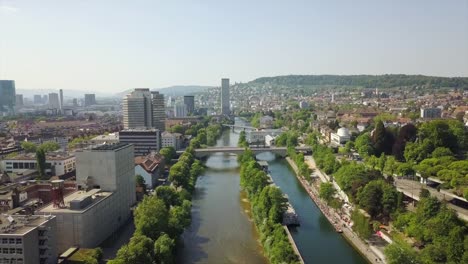 sunny-day-zurich-city-center-riverside-aerial-panorama-4k-switzerland
