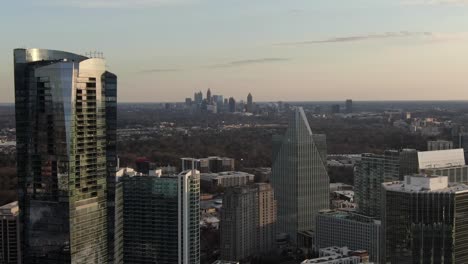 Aerial-of-Buckhead,-Atlanta,-Georgia