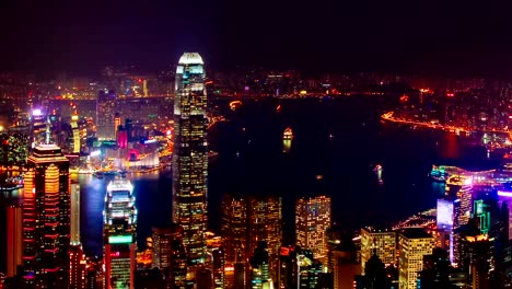 Blue-hora-time-lapse-de-Hong-Kong