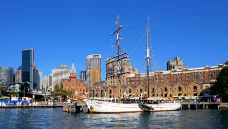 Sydney-Harbour,-Sydney-(4K/UHD-to-HD)