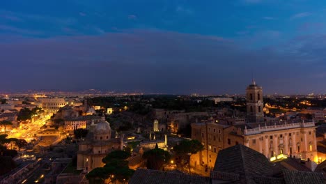 italy-sunset-twilight-rome-famous-altare-della-patria-rooftop-roman-forum-panorama-4k-time-lapse