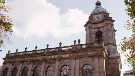 November-18-2016,-Birmingham/UK:-Exterior-Of-Birmingham-Cathedral