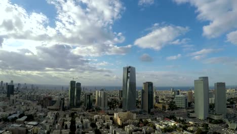 Tel-Aviv-city-cloudscape-sunset-timelapse