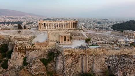 Drone-Shot-Of-Acropolis