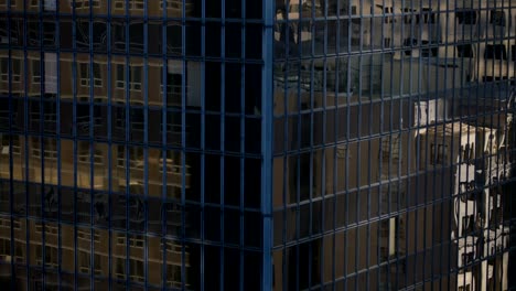 High-rise-glass-office-building-downtown-Los-Angeles.-4K