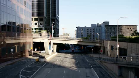 Traffic-street-in-downtown-Los-Angeles.-4K