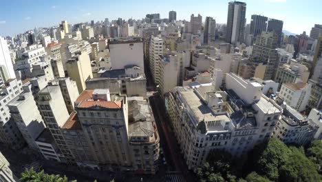 Aerial-View-of-Se-Cathedral,-Sao-Paulo,-Brazil