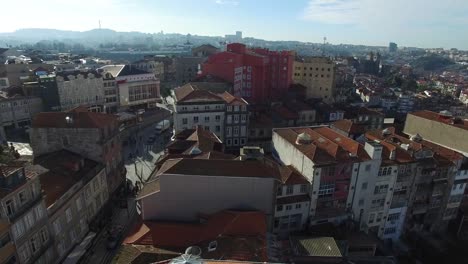 Aerial-View-of-Porto,-Portugal