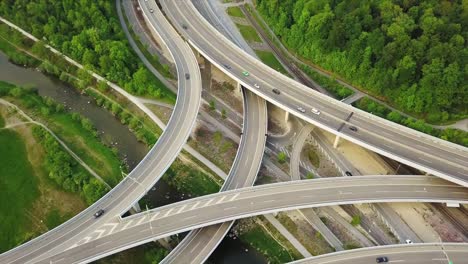 switzerland-zurich-riverside-traffic-road-junction-aerial-panorama-4k