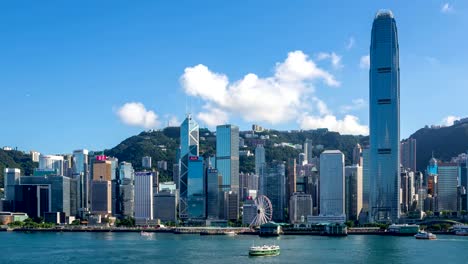 Victoria-Harbour-und-die-Skyline-von-Hong-Kong-Island