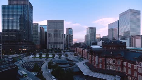 TimeLapse---Scenery-of-Tokyo-Marunouchi-from-day-to-night-Fix