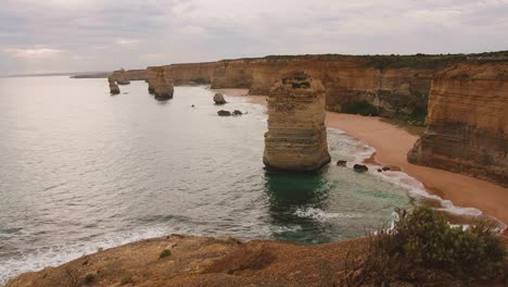 Den-Sonnenuntergang-über-die-zwölf-Apostel-Landschaft,-Victoria,-Australien