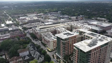 Aerial-of-Downtown-Houston,-Texas