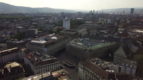 sunny-day-zurich-center-famous-traffic-square-aerial-panorama-4k-switzerland