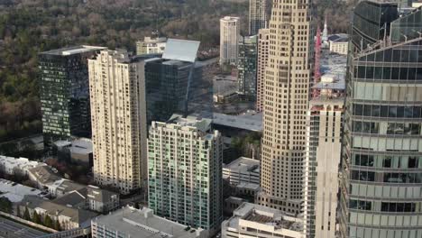 Aerial-of-Buckhead,-Atlanta,-Georgia