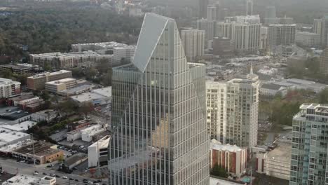 Aerial-of-Buckhead,-Atlanta,-Georgia