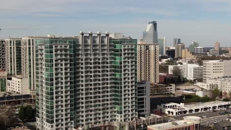 Aerial-of-Buckhead,-Atlanta,-Georgia