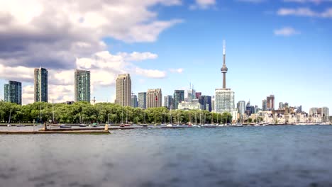 Timelapse-von-Toronto-aus-die-Lakeshore