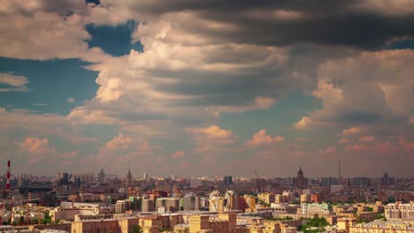 russia-summer-sunny-cloudy-day-moscow-city-panorama-4k-time-lapse