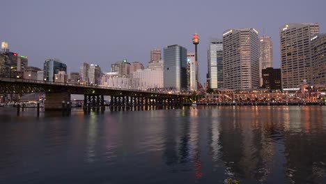 Sydney-Darling-Harbour-skyline-at-dusk