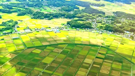 Aerial-view-of-Tokyo-on-the-plane