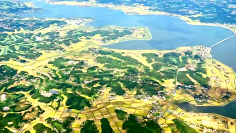 Aerial-view-of-Tokyo-on-the-plane