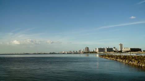 City-with-skyscrapers-and-buildings.-Philippines,-Manila,-Makati